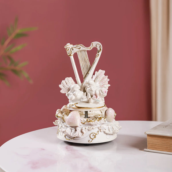 Musical Doves Showpiece Decor White