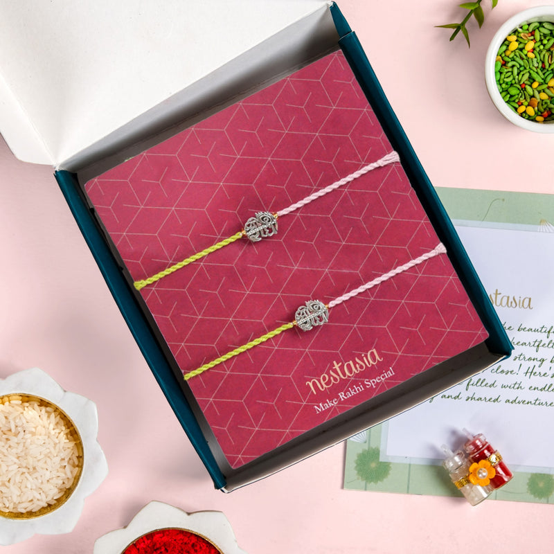 Shri Radha Rakhi Gift Set