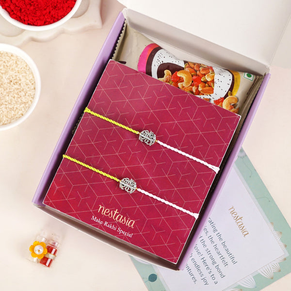 Shri Radha Rakhi Gift Set