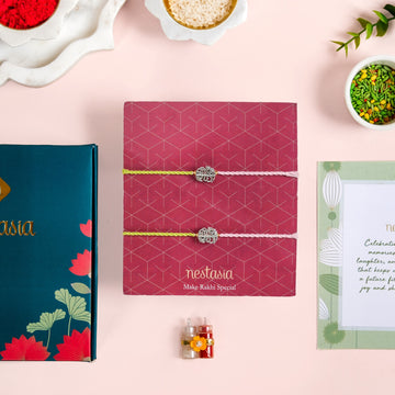 Shri Radha Rakhi Gift Set