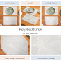 Silver Blooming Flower Table Mat Set Of 6