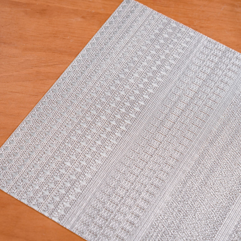 Silver Dinner Table Mat Set Of 6
