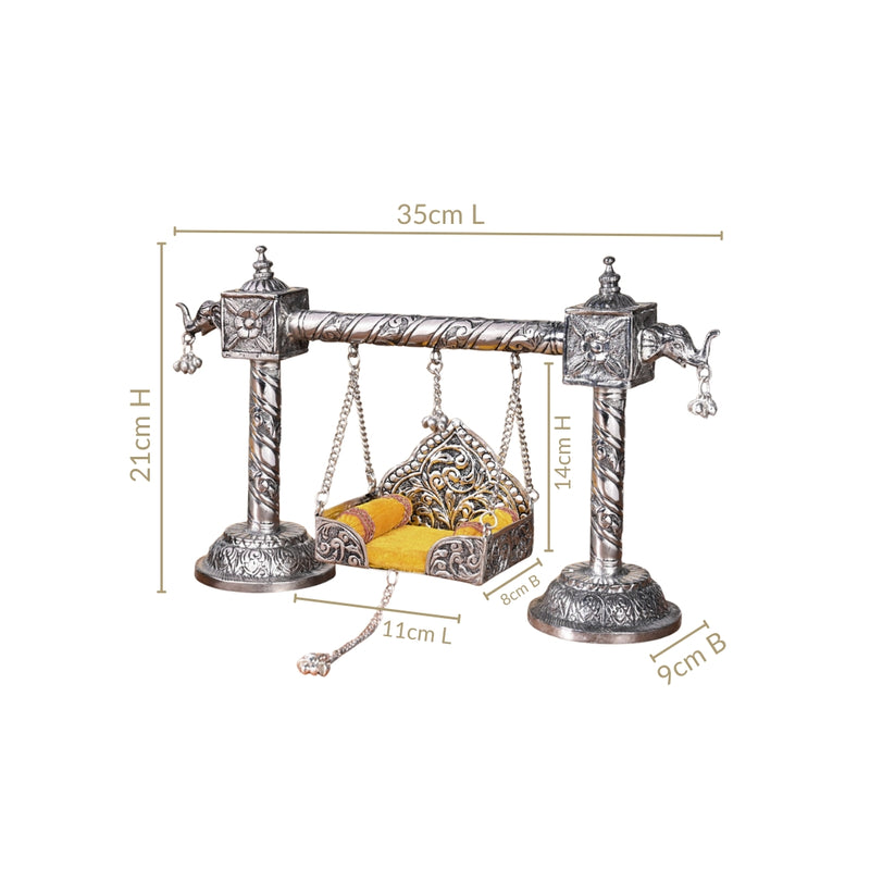 Silver Jhula For Laddu Gopal