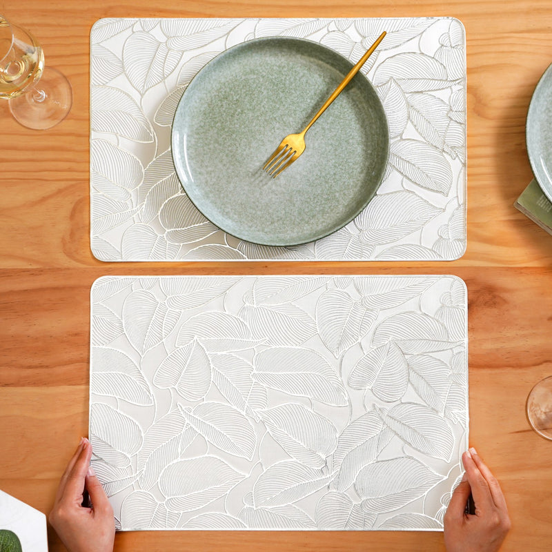 Silver Lining Dining Table Mats Set Of 6