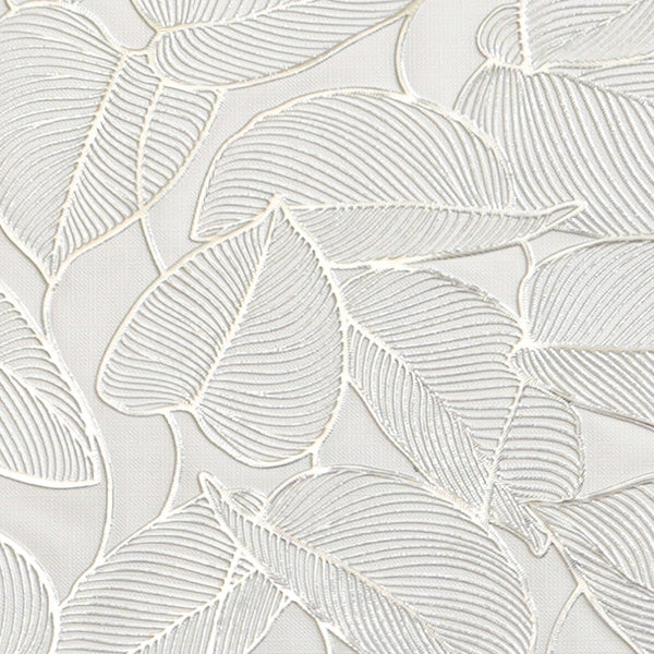 Silver Lining Leaves Dining Table Mat Set Of 6
