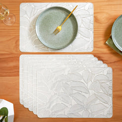 Silver Lining Dining Table Mats Set Of 6