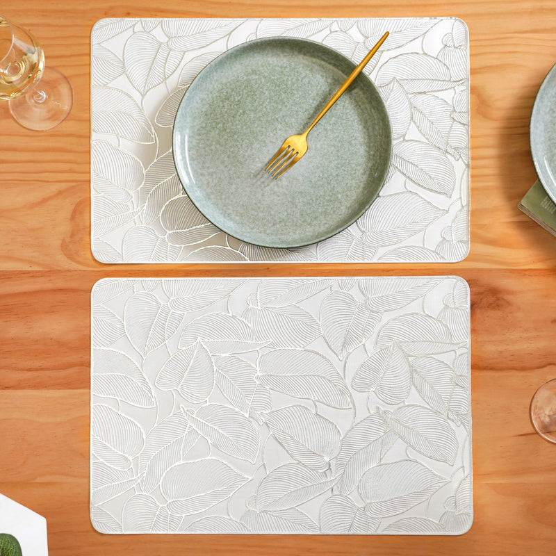 Silver Lining Dining Table Mats Set Of 6