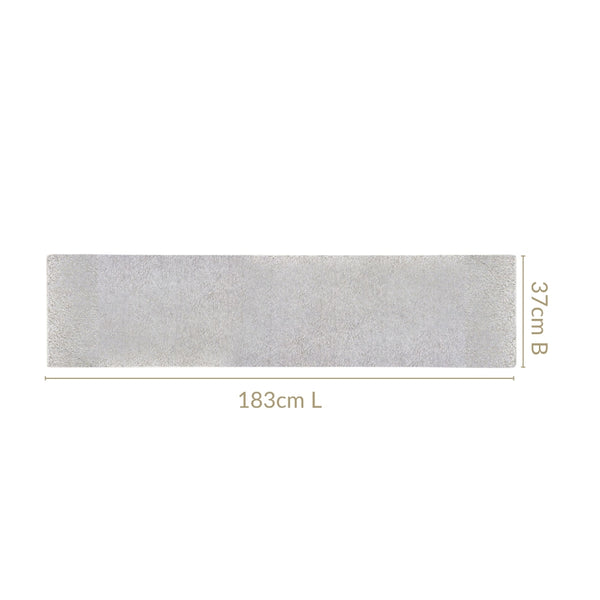 Shiny Lines Silver Table Runner 183x37cm