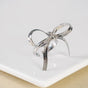 Silver Whimsy Bow Ring