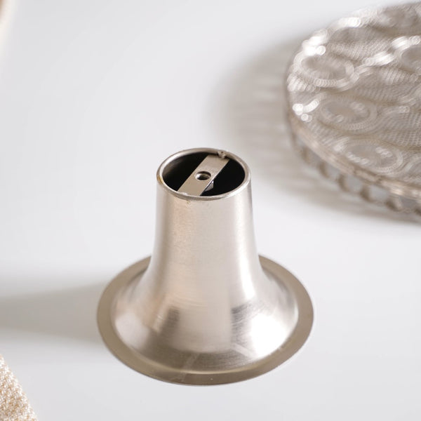Filigree Metal Cake Stand Silver