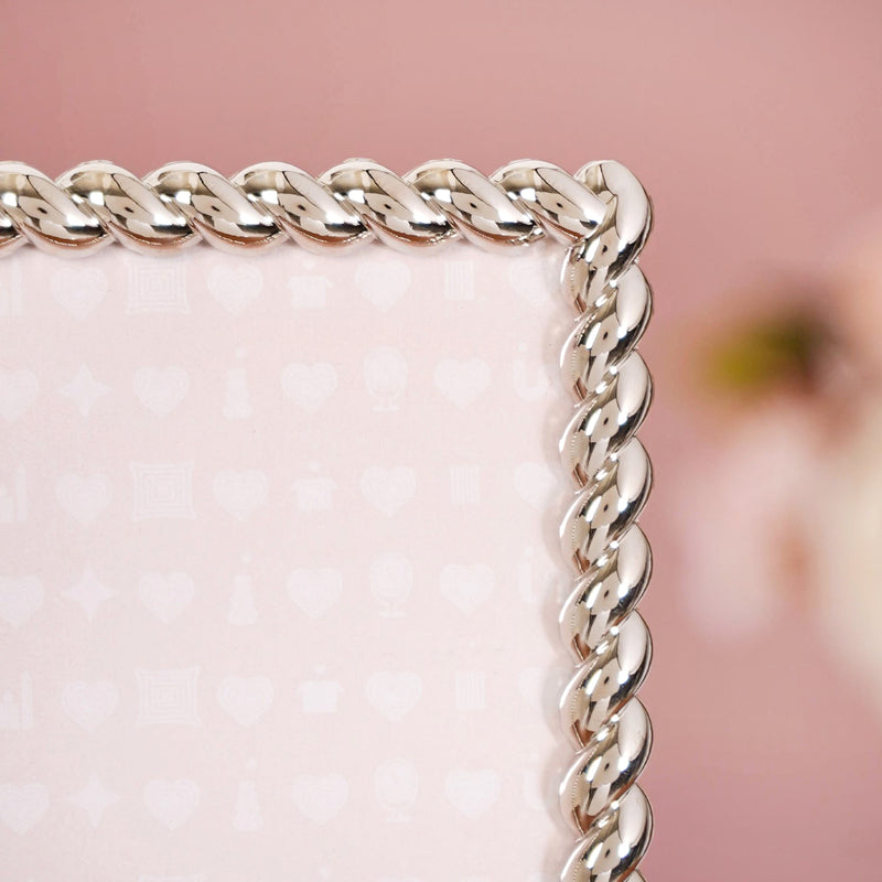Silver Rope Picture Frame Large