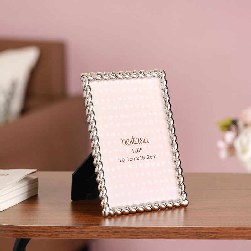Silver Rope Picture Frame Small