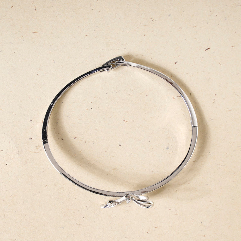 Silvery Shine Knot Bracelet