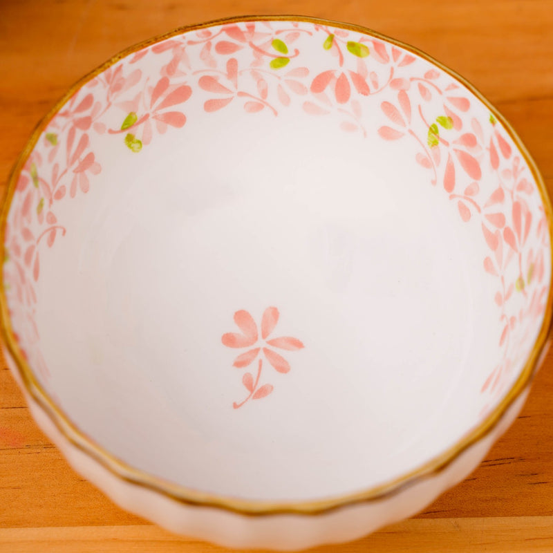 Simply Floral Ceramic Bowl Set Of 4 300ml