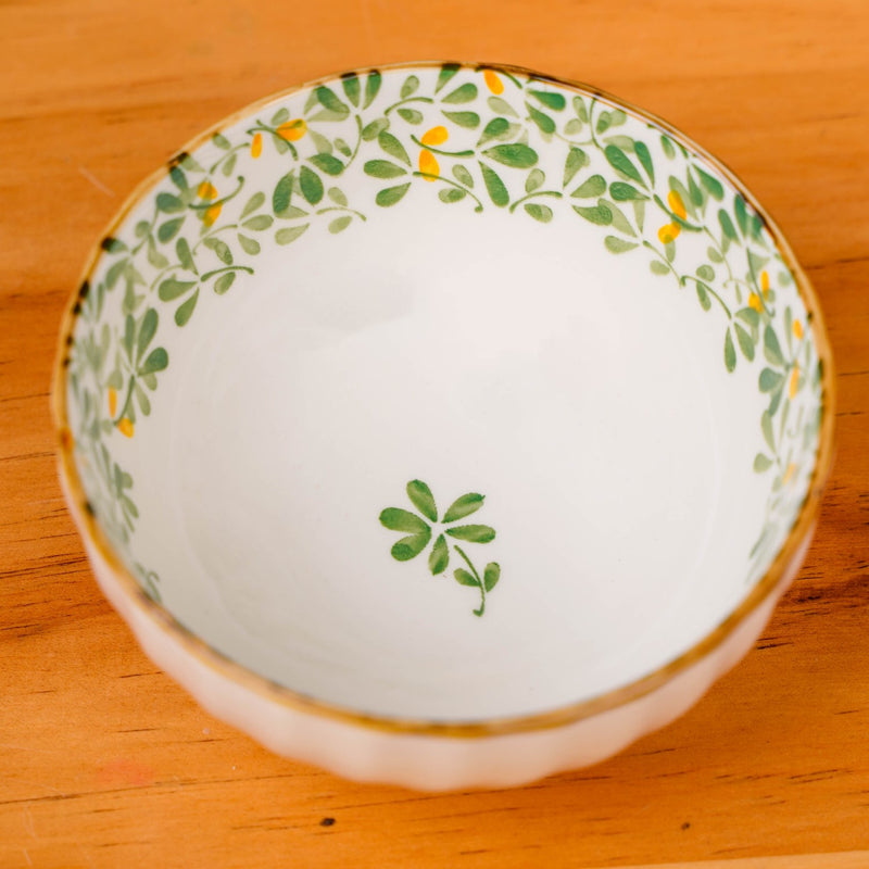 Simply Floral Ceramic Bowl Set Of 4 300ml