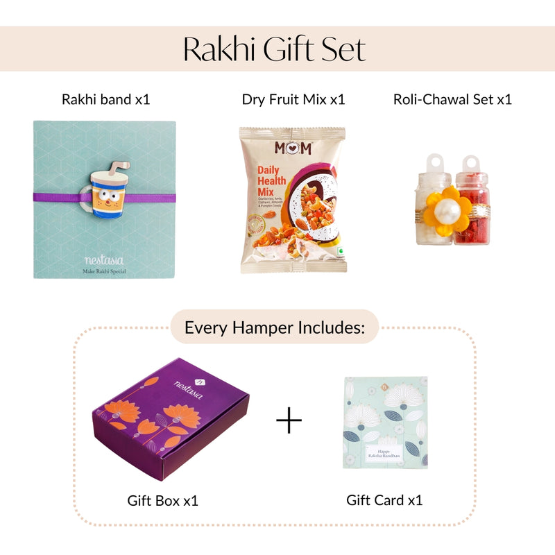 Sipper Mug Kids Rakhi Set
