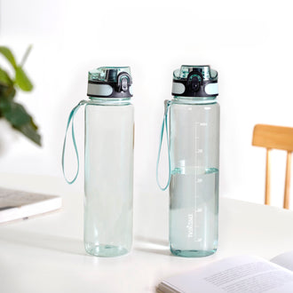 Sipper Water Bottle With Leakproof Dust Cap Set Of 2