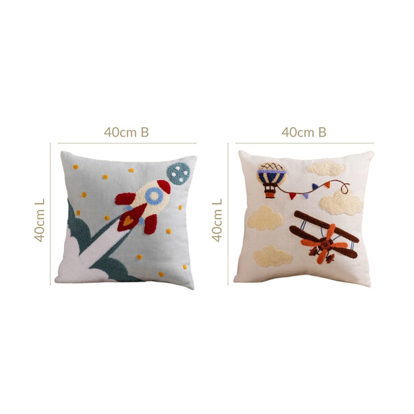 Sky Wanderer Kids Room Cushion Cover Set Of 2 40x40cm