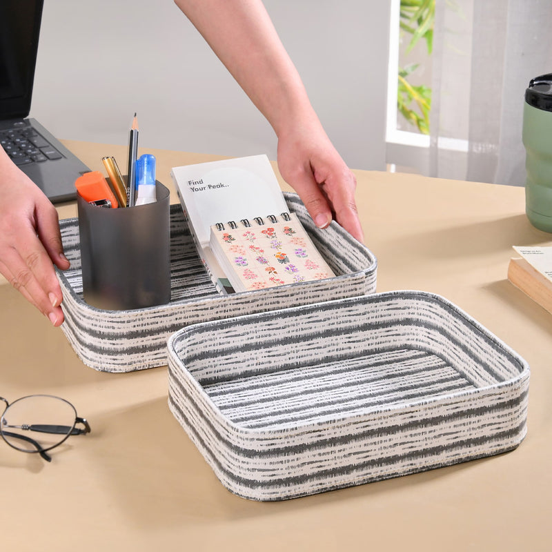 SlateLine Desk Organiser Tray Duo