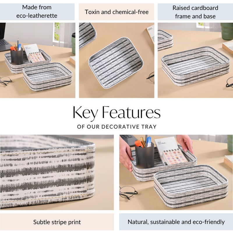 SlateLine Desk Organiser Tray Duo