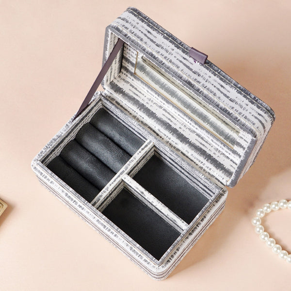 SlateLine Portable Jewellery Box With Mirror