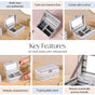 SlateLine Portable Jewellery Box With Mirror