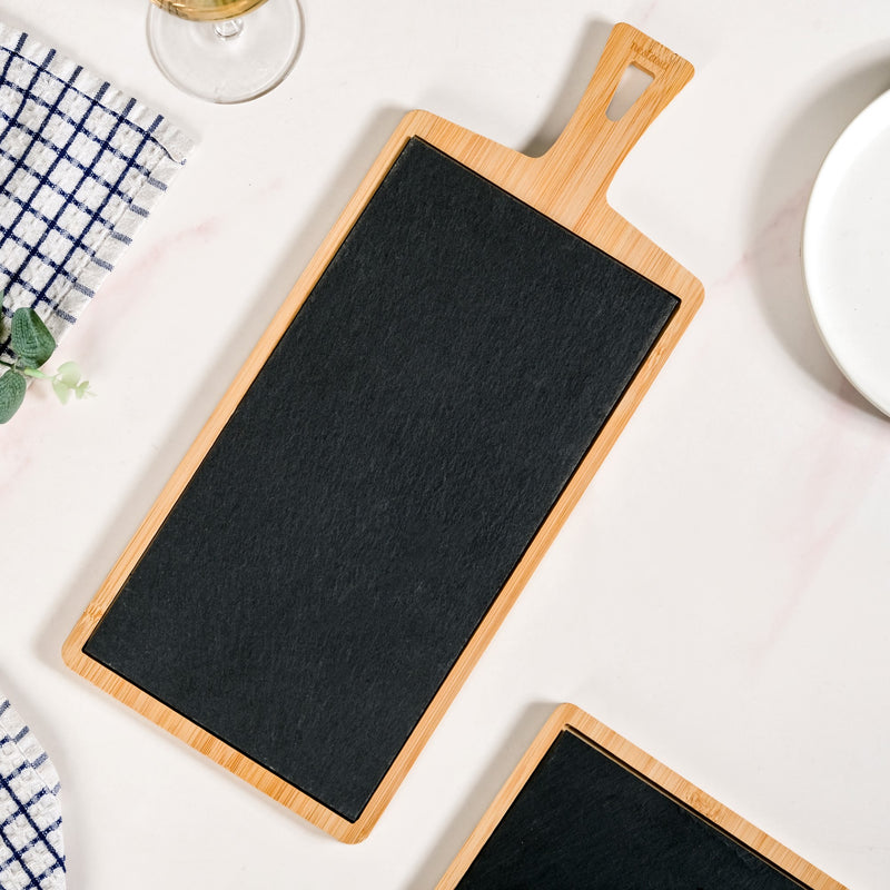 Slate Rectangle Serving Tray 43x18cm