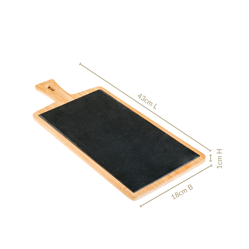 Slate Rectangle Serving Tray 43x18cm