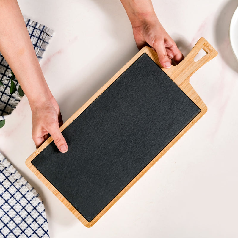 Slate Rectangle Serving Tray 43x18cm
