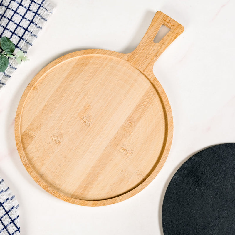 Removable Slate Round Serving Platter 26cm