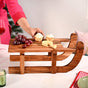 Sledge Acacia Wood Serving Platter