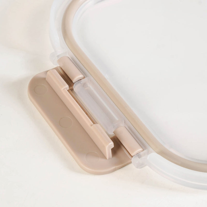 Sleevo Food Storage Container With Silicone Sleeves Set Of 3 Beige