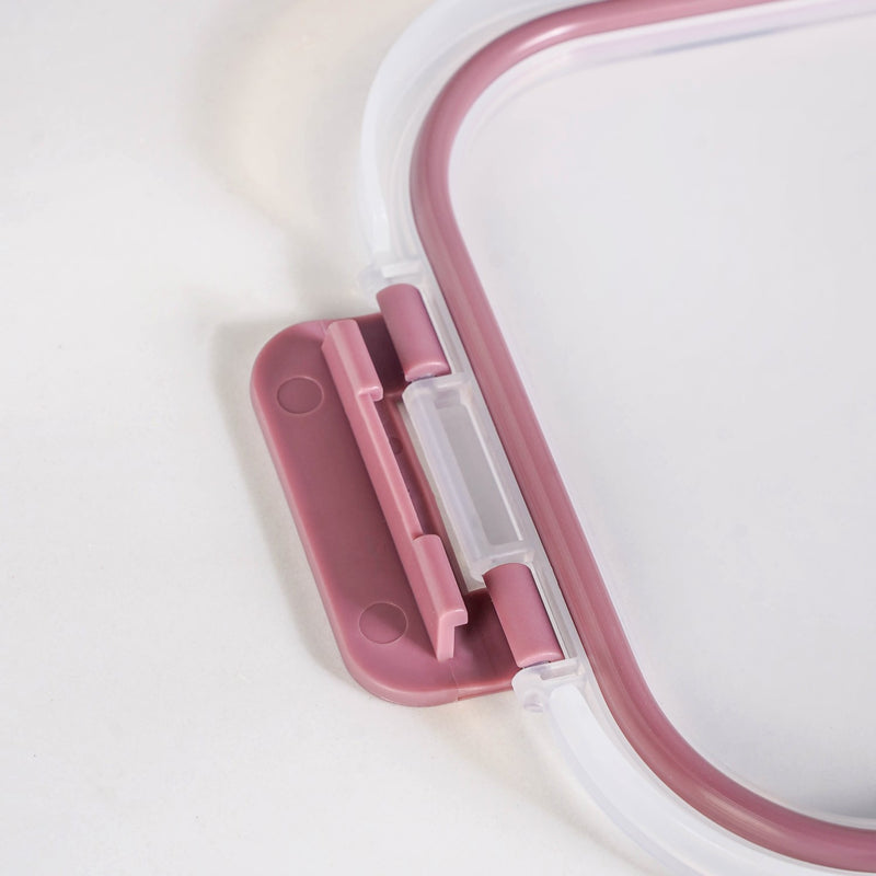 Sleevo Glass Lunch Box For Office With Silicone Sleeves Set Of 3 Mauve