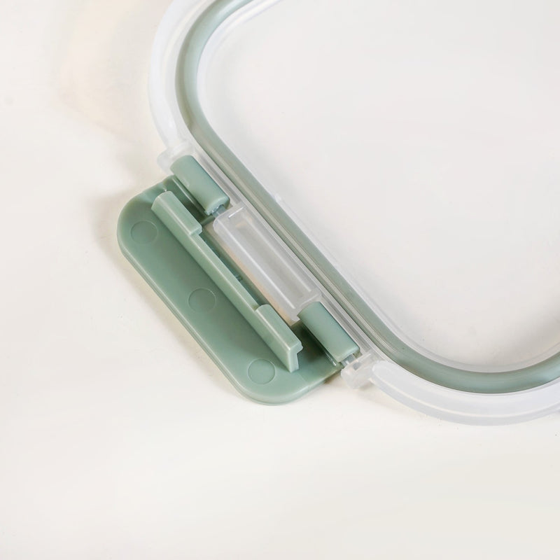 Sleevo Microwave Safe Meal Prep Container With Silicone Sleeves Set Of 3 Sage Green