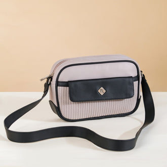 La Fusion Sling Bag Purse For Women Grey