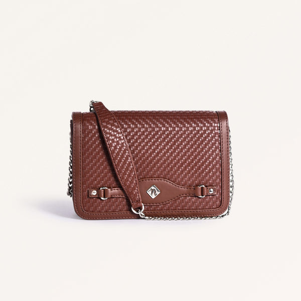 Soi Tresse Menue Brown Sling Bag