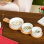 Snack Bowl With Tray Set Of 4