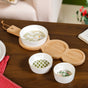 Snack Bowl With Tray Set Of 4