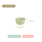 Textured Ceramic Snack Bowl Sage Green Set Of 4 350ml - Snack bowls, snack bowls set, ceramic bowls, dessert bowls, icecream bowls