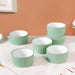 Cresta Ceramic Snack Bowl Set Of 6 Green 400ml