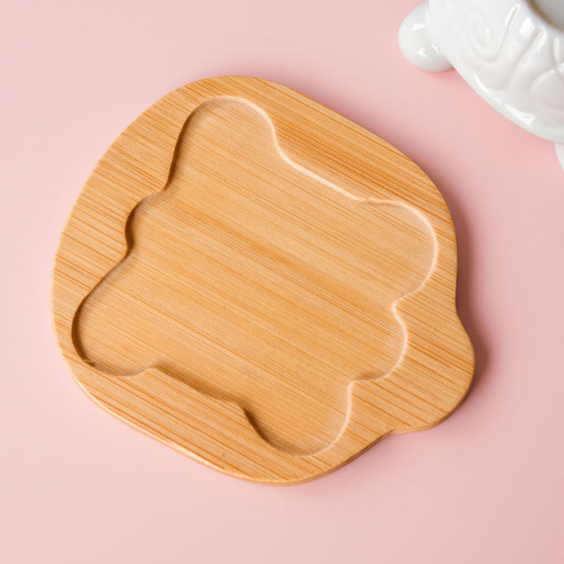 Snail And Tortoise Salt Pepper Shaker Set With Wooden Tray