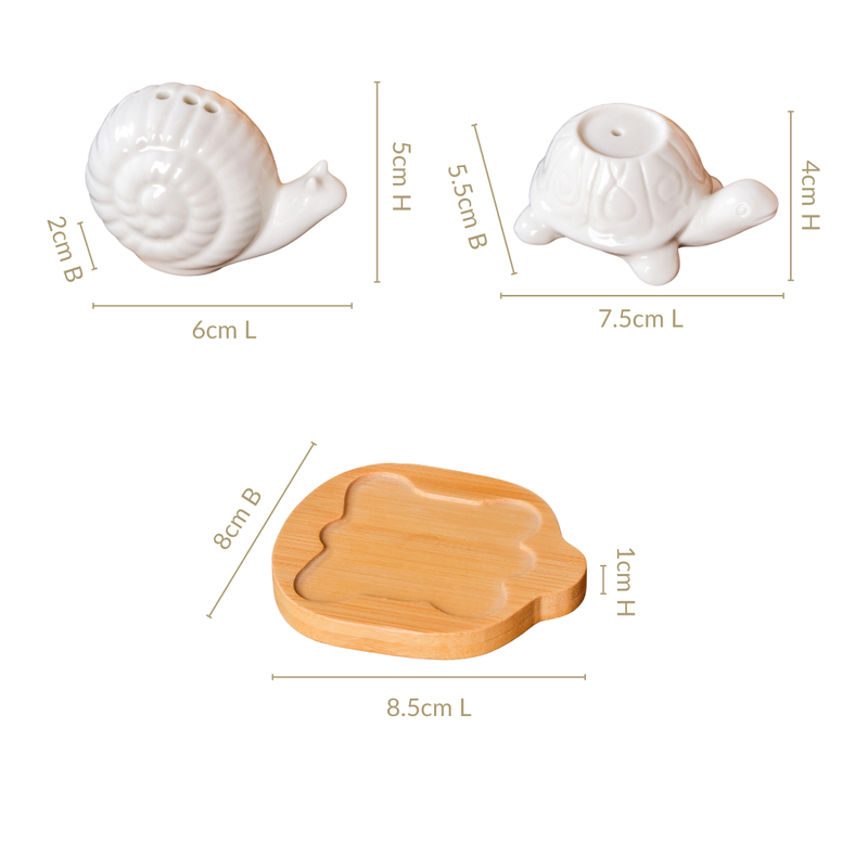 Snail And Tortoise Salt Pepper Shaker Set Of 3