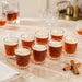 Snowflake Embossed Shot Glass Set Of 12 55ml