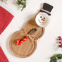 Snowman Bowl Board And Knife Set Of 3