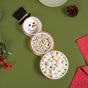 Snowman Platter Set Of 4