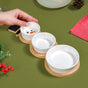 Snowman Platter Set Of 4