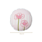 Soft Blooms Embroidered Cotton Cushion Cover 45cm