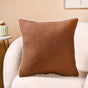 Soft Florals Embroidered Cushion Cover Taupe