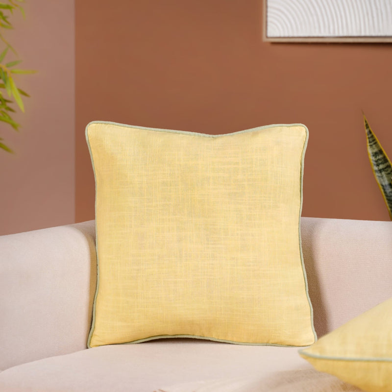Soft Sunshine Cotton Cushion Covers Set Of 2