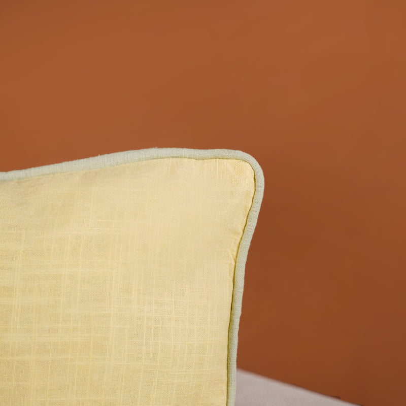 Soft Sunshine Cotton Cushion Covers Set Of 2